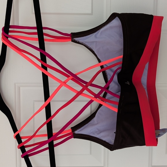 NWT prAna Bikini 2-Piece Bathing/Swim Suit Women's Medium Espresso Brown NEW - Picture 4 of 6